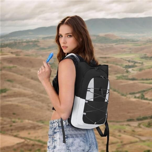 Hydration Backpack - Lightweight Water Backpack with 2L Water Bladder Bag, - Picture 6 of 6
